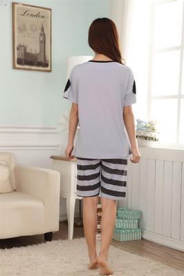 【BD193-204#廠家直銷 新款情侶時尚短袖 針織棉睡衣套裝 睡衣批發(fā)】價格,廠家,圖片,家居服、睡衣、浴袍,深圳公主琴服飾-